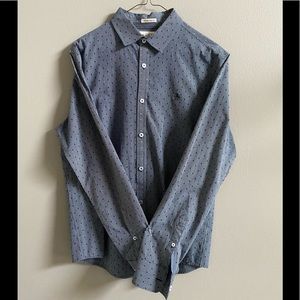 Original Penguin Heritage Slim Fit Men’s Long Sleeve Button Front Shirt